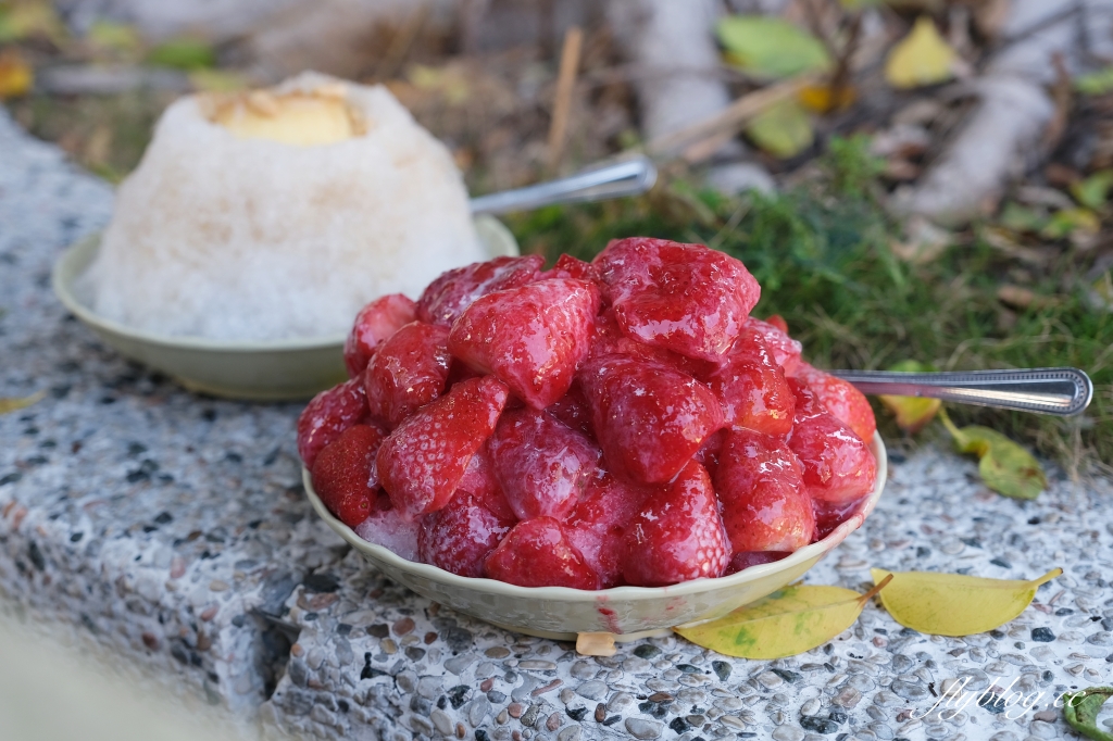 冰鄉｜台南超人氣冰品店「冰鄉」，季節限定草莓冰排隊也要吃 @飛天璇的口袋