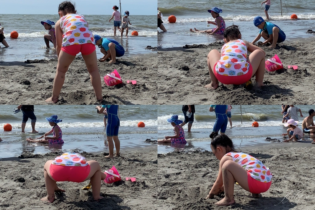 台中大安｜大安濱海樂園，大安海水浴場6~8月免費入園，帶著小孩到海邊戲水玩沙 @飛天璇的口袋