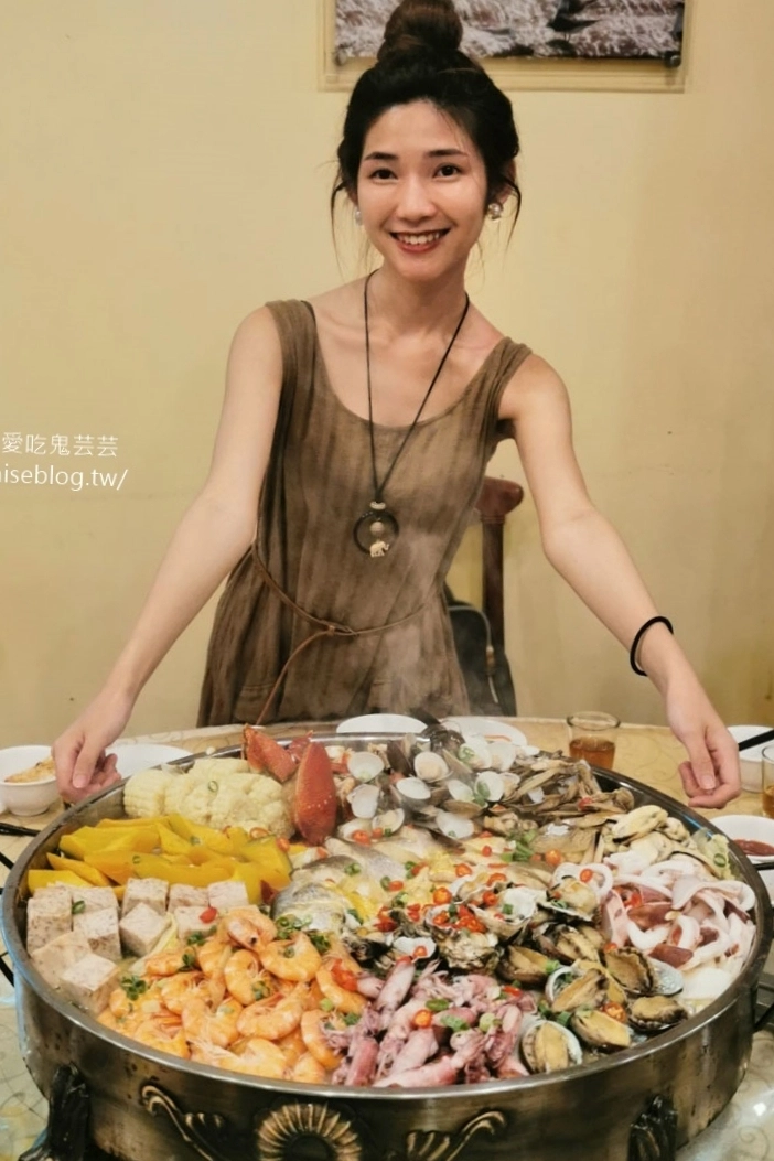 福龍山莊｜離北竿機場最近的馬祖飯店，浮誇的海鮮痛風鍋大餐 @飛天璇的口袋