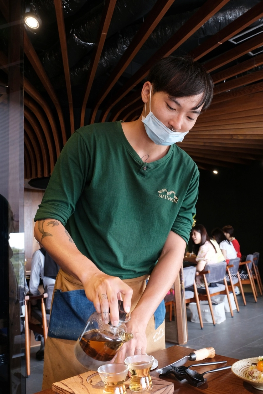 【屏東瑪家】Mathariri 山菜野寮餐廳，南台灣最難訂的餐廳之一，AKAME最新品牌無菜單料理 @飛天璇的口袋