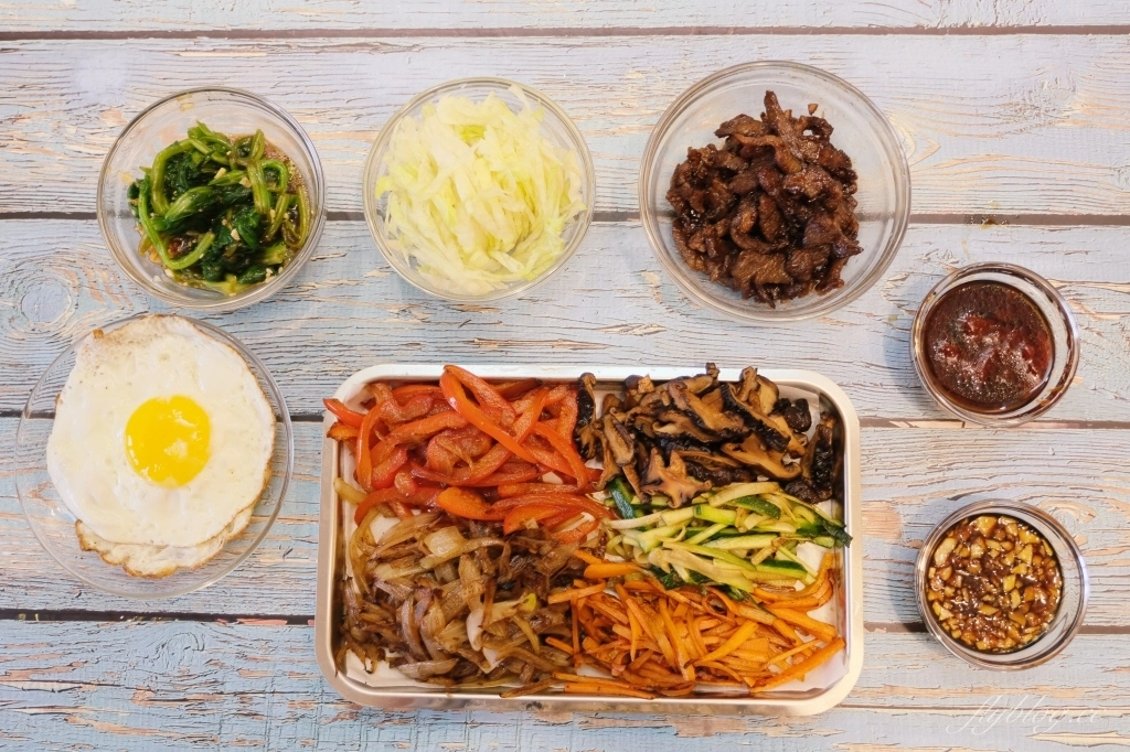 【食譜分享】韓式拌飯，韓綜尹食堂2裡面銷售最好的一道，外國人嘖嘖稱奇的料理 @飛天璇的口袋