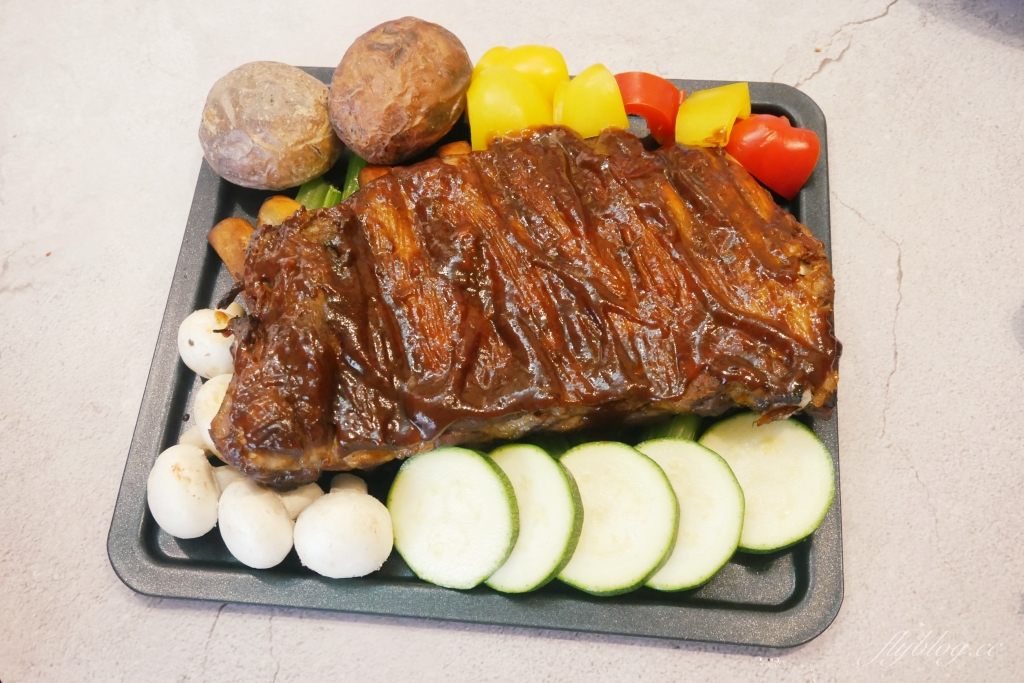 豬肋排做法｜居家「氣炸烤箱豬肋排食譜」分享，美式餐廳超人氣料理上桌 @飛天璇的口袋