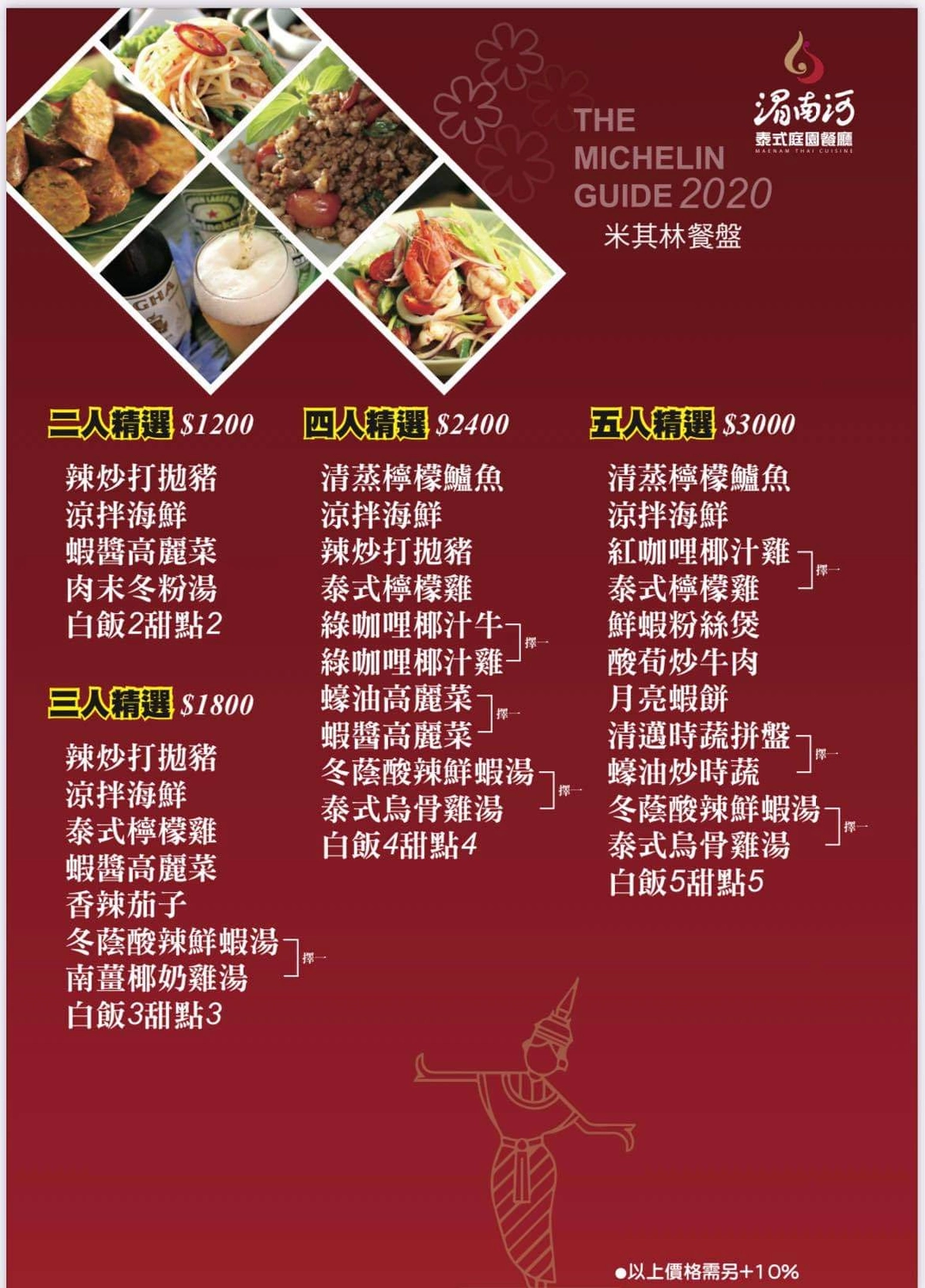 湄南河泰式庭園餐廳｜浪漫的庭園用餐空間，台中米其林餐盤推薦泰式餐廳 @飛天璇的口袋