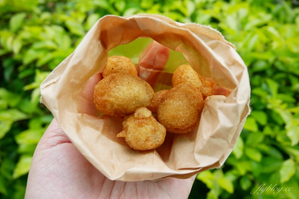 新竹北區｜林家芋泥球｜城隍廟超大顆芋泥球，吃得到芋頭纖維和蜂蜜香氣 @飛天璇的口袋