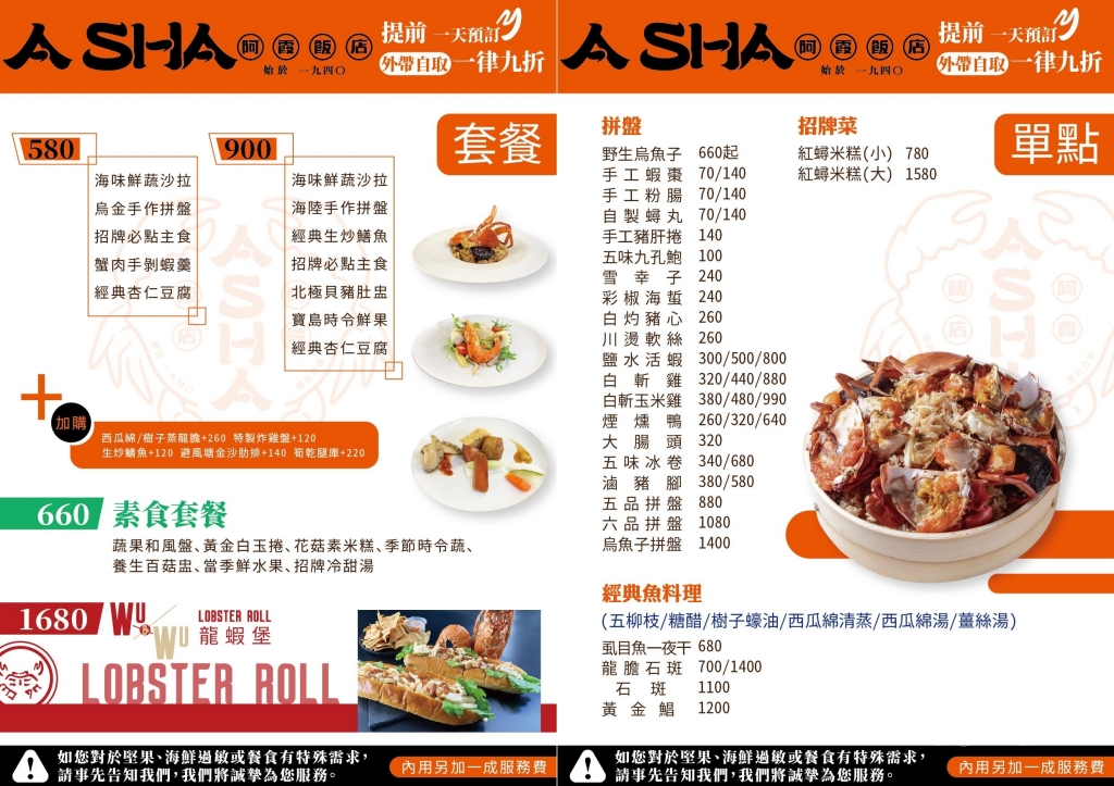 台南中西｜阿霞飯店．府城80年超人氣台菜餐廳 ，紅蟳米糕和飯後甜點都美味 @飛天璇的口袋