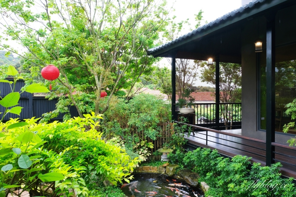 合掌喫茶食事處｜隱身百果山上的「合掌喫茶」，充滿日式京都氛圍的無菜單料理 @飛天璇的口袋