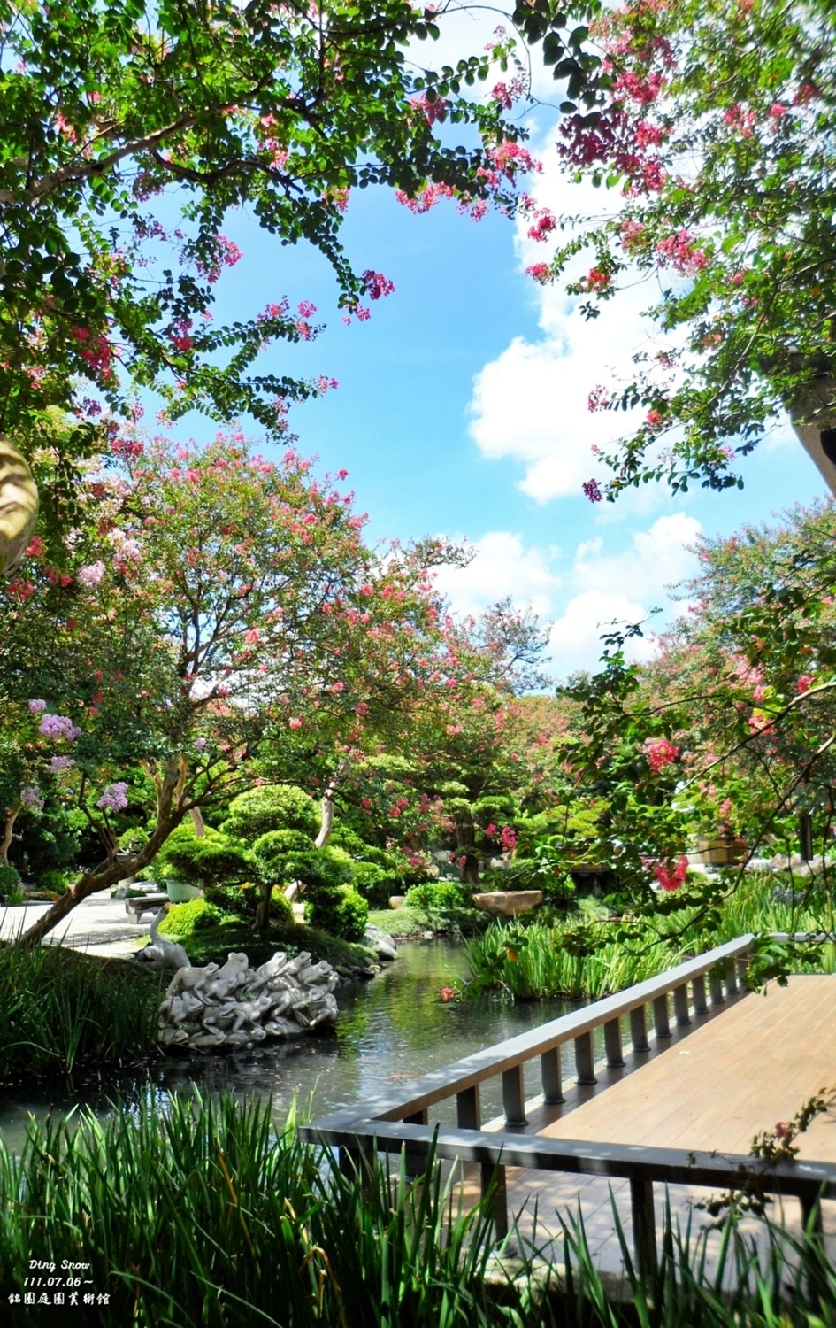 田尾銘園庭園美術館｜充滿日式風情的木造茶房，欣賞優雅浪漫的紫薇花 @飛天璇的口袋