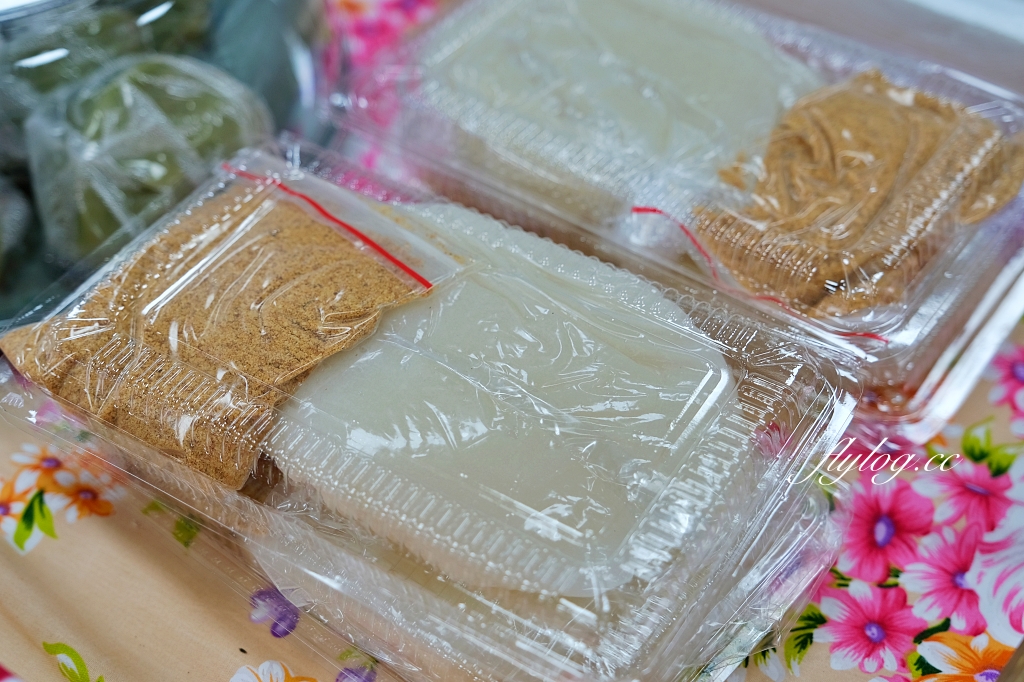 阿財發粿｜九華山的必買的客家米食總店，7-11和休息站熱賣的黑糖發粿 @飛天璇的口袋