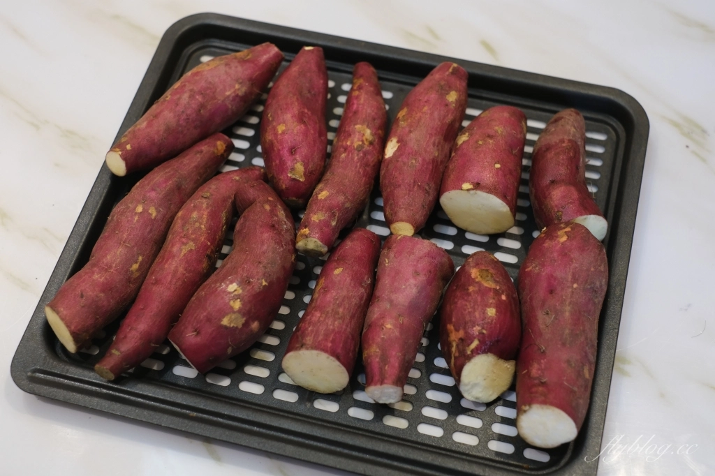 食譜分享｜烤地瓜．用氣炸烤箱烤地瓜，簡單方便又美味 @飛天璇的口袋