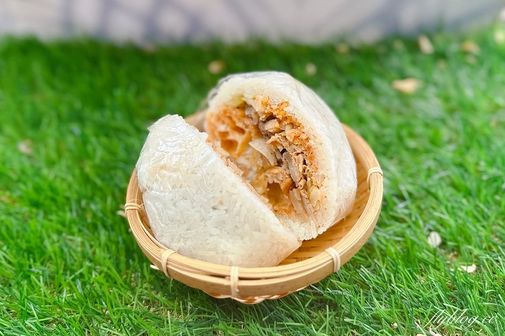 台中西屯｜原氣飯糰，傳統飯糰也可以很IG，包裝可愛的文青飯糰提著走 @飛天璇的口袋