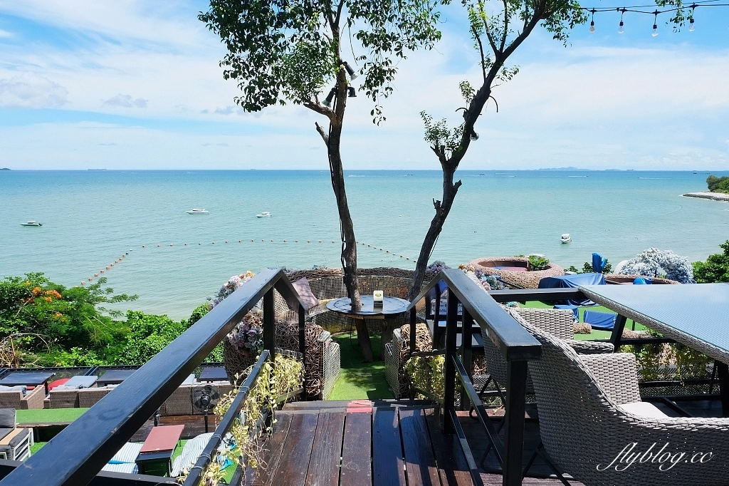 泰國芭達雅｜3 Mermaids．芭達雅超夯三隻美人魚餐廳，坐在鳥巢欣賞蔚藍海景 @飛天璇的口袋
