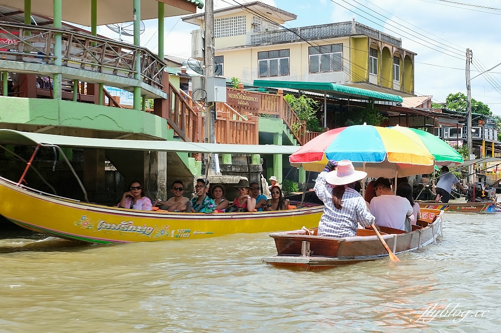 泰國曼谷｜丹能莎朵水上市場．從曼谷出發一日遊，體驗船上購物吃美食的樂趣 @飛天璇的口袋