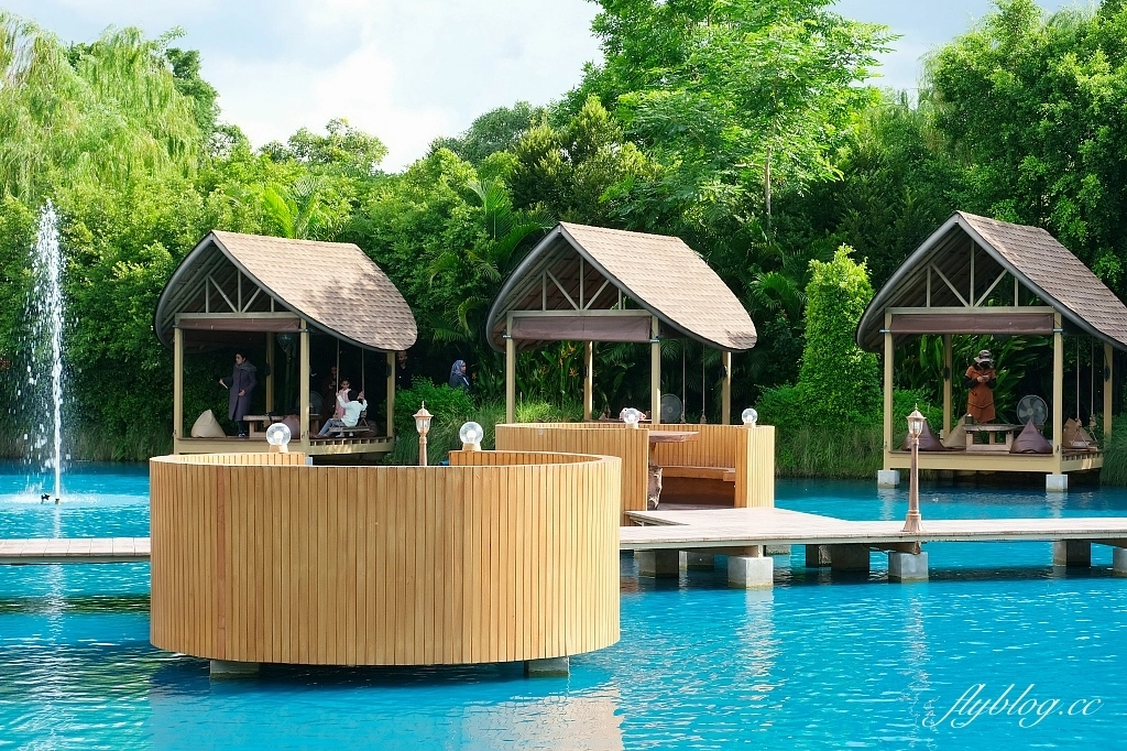 泰國曼谷｜Bubble in the Forest．網紅必拍馬爾地夫風情餐廳，漂浮在水上的小木屋 @飛天璇的口袋