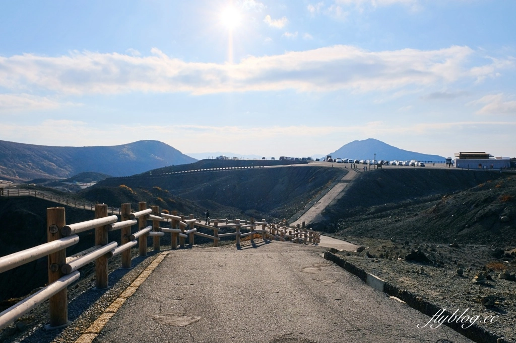 日本熊本｜阿蘇中岳火山口．近距離觀看阿蘇火山，熊本最熱門的自然景點 @飛天璇的口袋