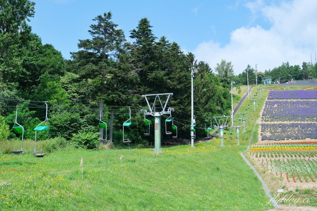 日本北海道｜北星山薰衣草園．坐纜車上山賞薰衣草，坐擁中富良野廣闊景致 @飛天璇的口袋