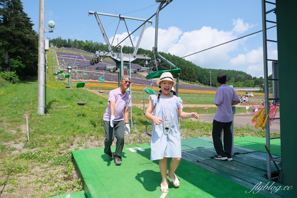 日本北海道｜北星山薰衣草園．坐纜車上山賞薰衣草，坐擁中富良野廣闊景致 @飛天璇的口袋