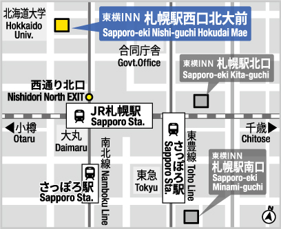 日本北海道｜東橫INN 札幌站西口北大前．北海道大學正對面，札幌車站步行5分鐘 @飛天璇的口袋