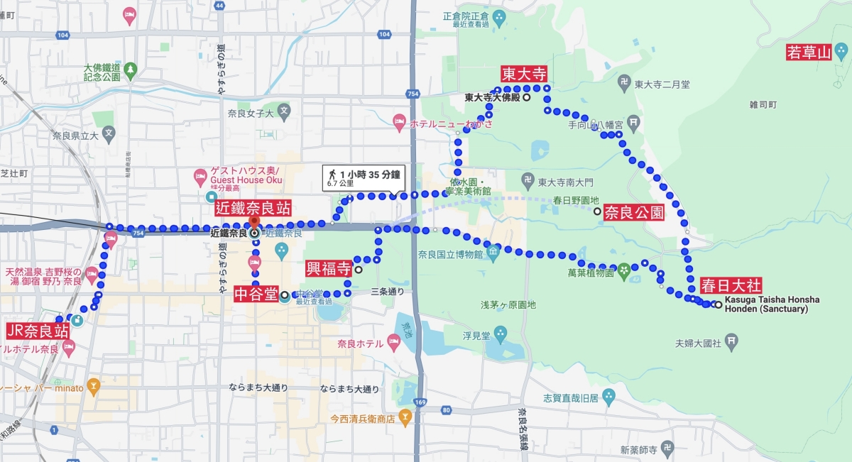 日本奈良｜奈良一日遊．租腳踏車玩奈良！交通方式、路線安排、必玩景點、必吃美食介紹 @飛天璇的口袋