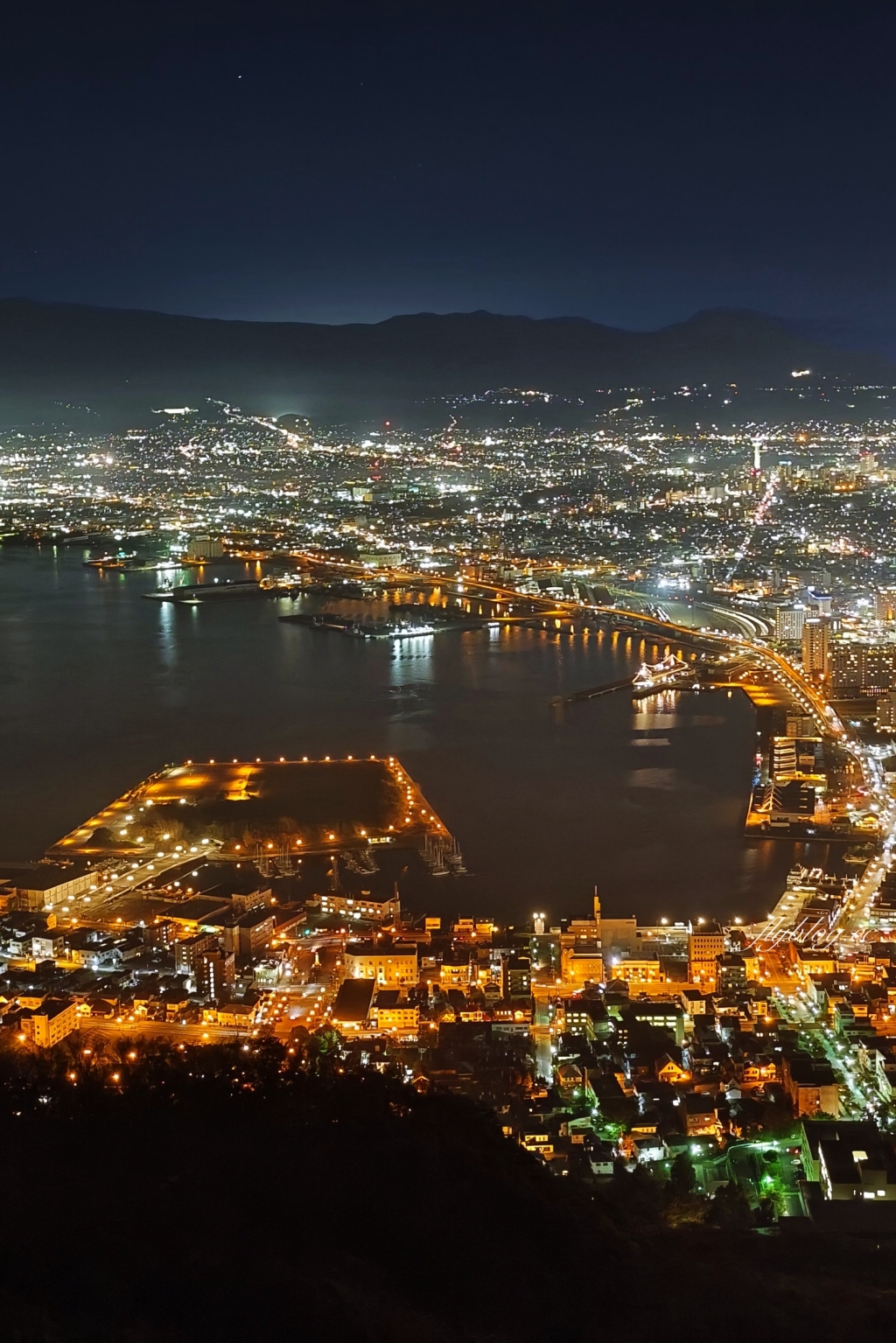 日本北海道｜函館山夜景．世界三大夜景之一，搭纜車方式和票價 @飛天璇的口袋