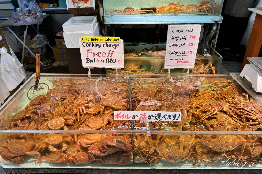 日本北海道｜函館朝市．早餐吃得到帝王蟹，海鮮丼新鮮便宜又好吃 @飛天璇的口袋