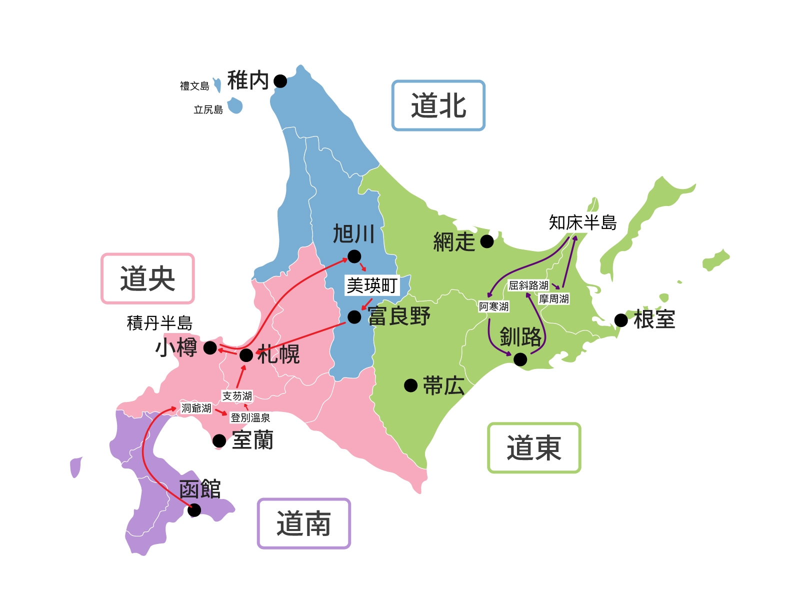 【北海道自由行】不自駕玩北海道5天4夜．札幌、小樽、富良野，夏天賞花冬天賞雪 @飛天璇的口袋