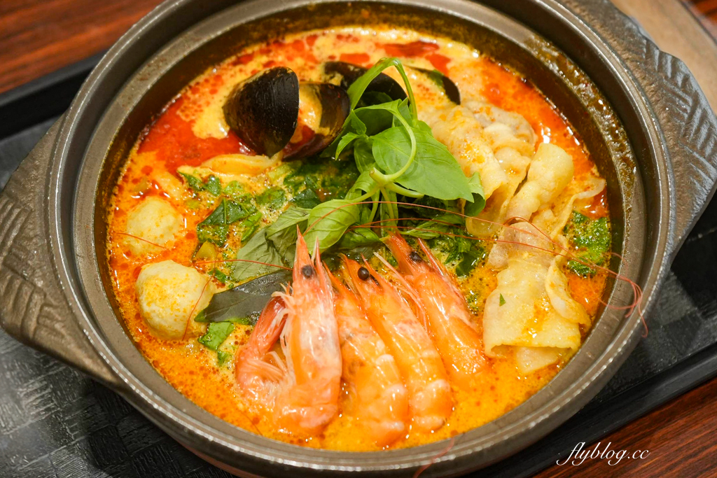 受保護的內容: 屏東內埔｜嗑一鍋叻沙．五星飯店主廚的好手藝，CP值爆高的南洋風味叻沙鍋 @飛天璇的口袋