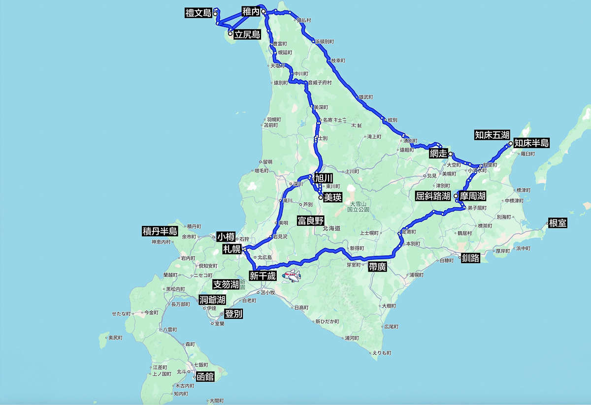 【北海道自由行】5~15天自駕行程懶人包，札幌、富良野、稚內、知床五湖完整規劃 @飛天璇的口袋