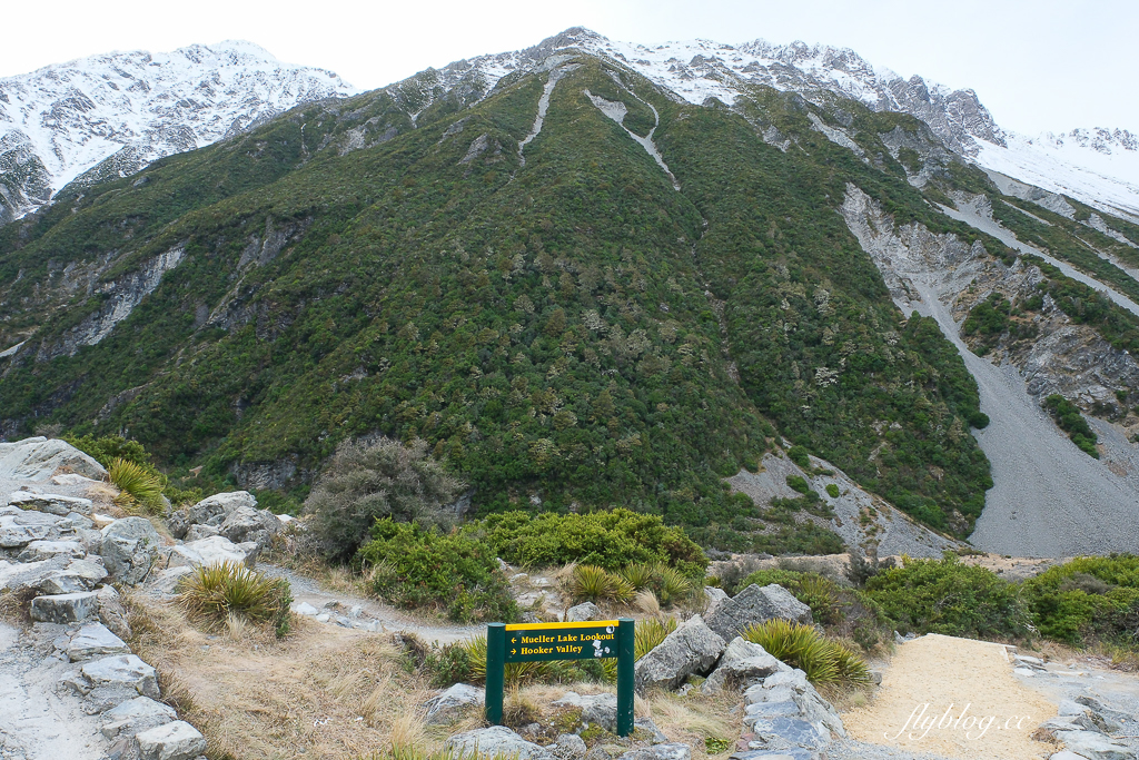 紐西蘭南島｜Hooker Valley Track．庫克山最受歡迎的步道，欣賞冰川、湖泊和雪山 @飛天璇的口袋