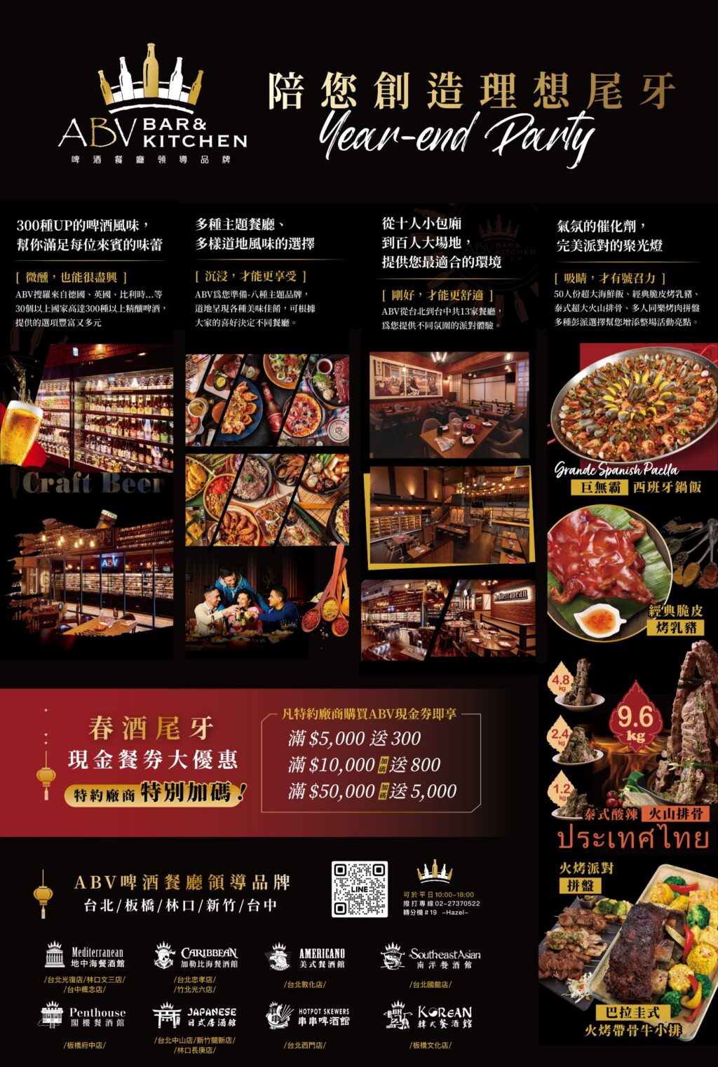 台北大安｜ABV南洋餐酒館 國館店．泰式料理搭配精釀啤酒，國父紀念館周邊美食 @飛天璇的口袋