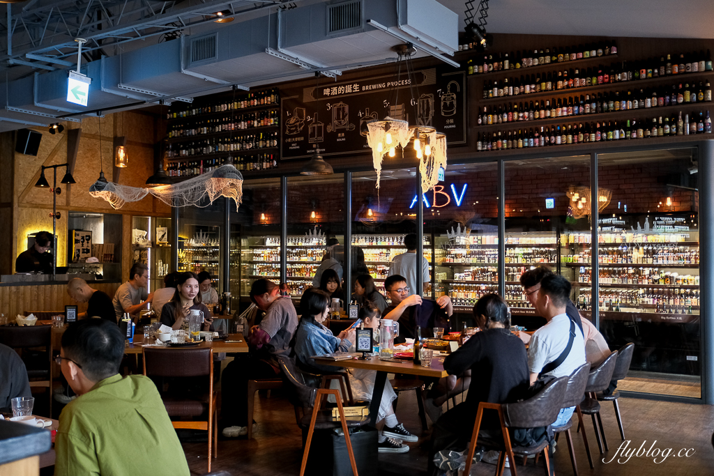 台中西區｜ABV地中海餐酒館．發現台中超奢華早午餐，全台唯一700種啤酒走廊 @飛天璇的口袋