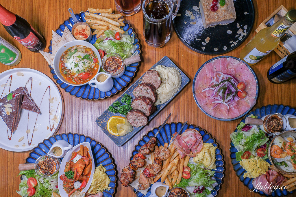 台中西區｜ABV地中海餐酒館．發現台中超奢華早午餐，全台唯一700種啤酒走廊 @飛天璇的口袋