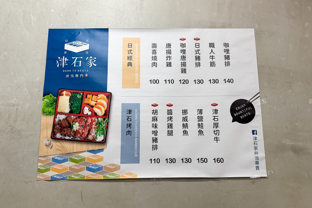 台中南屯｜津石家便當專賣．台中文青風便當店，11種主食可以選擇 @飛天璇的口袋