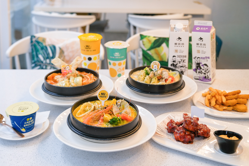受保護的內容: 台中北屯｜NU PASTA．與鮮乳坊跨界合作，攜手推出6款莊園級鮮乳義式湯麵系列 @飛天璇的口袋