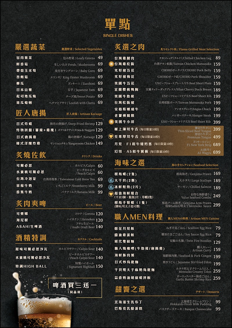 台中西屯｜燒肉MEN朝富店．個人套餐499起自助吧無限續，溫室水耕生菜和Haagen-Dazs冰淇淋 @飛天璇的口袋