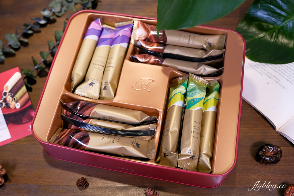 【青鳥旅行】人氣灌餡蛋捲禮盒，台中十大伴手禮金口碑獎，2026新春禮盒上市 @飛天璇的口袋