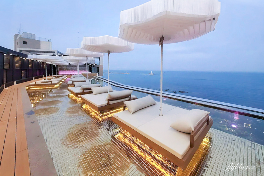 韓國釜山｜最佳路易斯漢米爾頓飯店海洋露台 Best Louis Hamilton Hotel Ocean Terrace．房間就可以看到機張超美海景，早餐還有海帶湯和鮑魚粥 @飛天璇的口袋