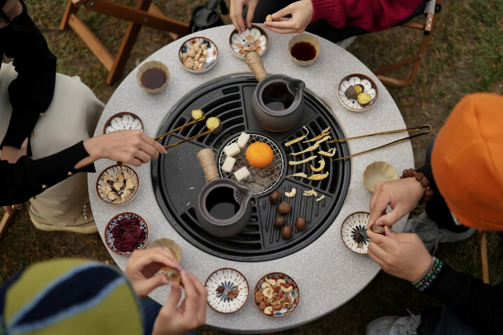 台中西屯｜那日那茶．坐落田野間的中式茶屋，在庭院圍爐煮茶品茗 @飛天璇的口袋