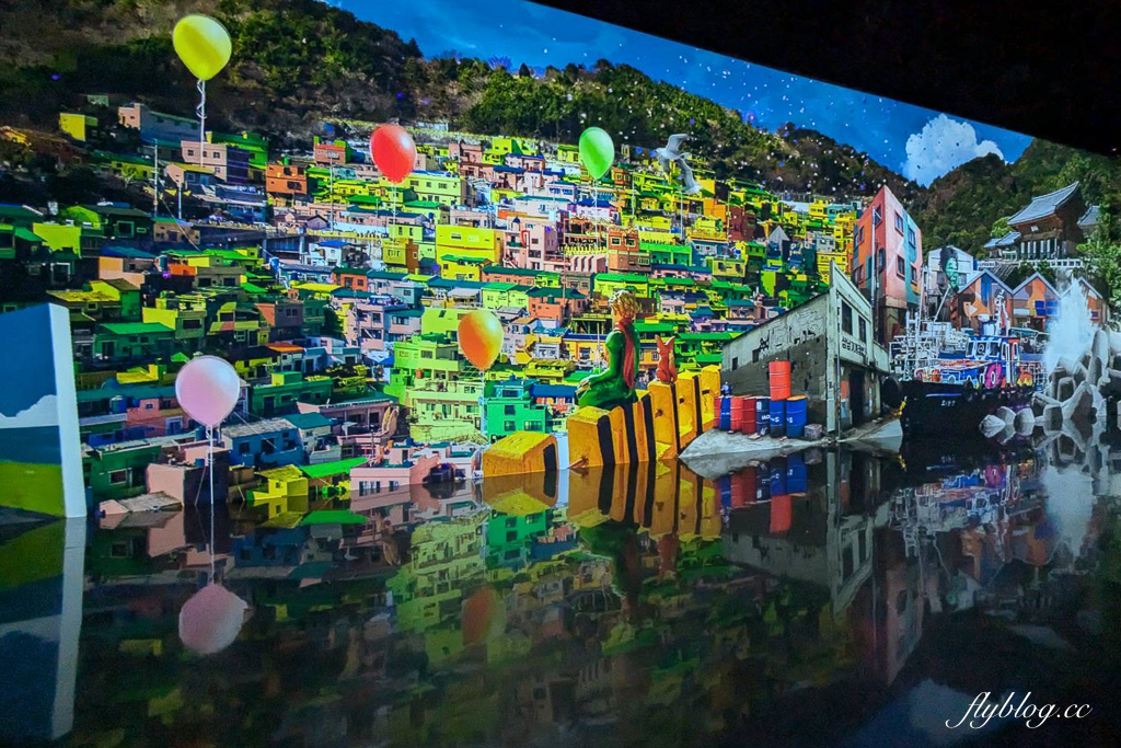 韓國釜山｜ARTE MUSEUM．全球最大沉浸式光影美術館，19個主題展覽區美拍 @飛天璇的口袋