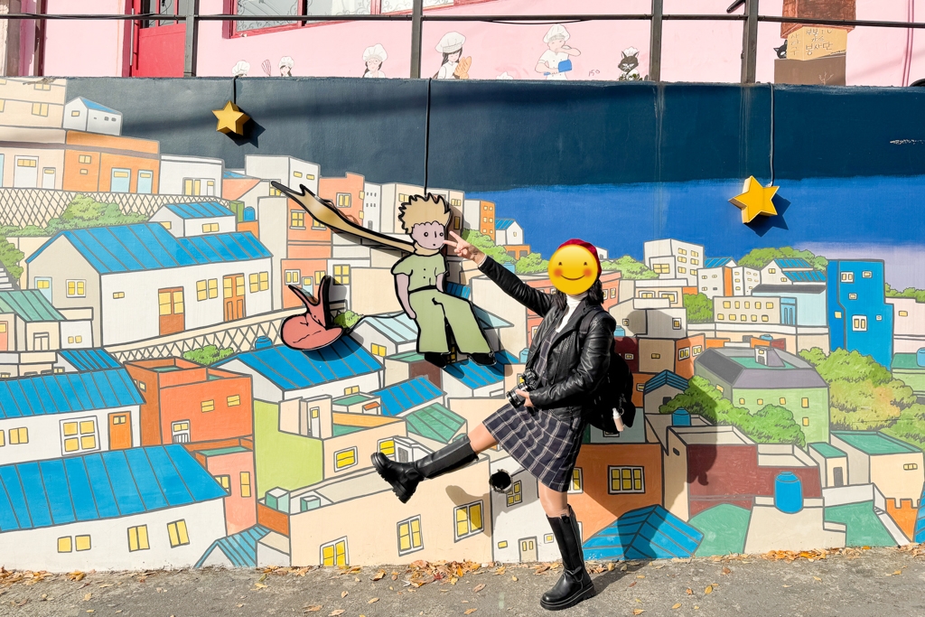 韓國釜山｜甘川洞文化村．充滿小王子的童話景點，交通方式與熱門拍照點 @飛天璇的口袋