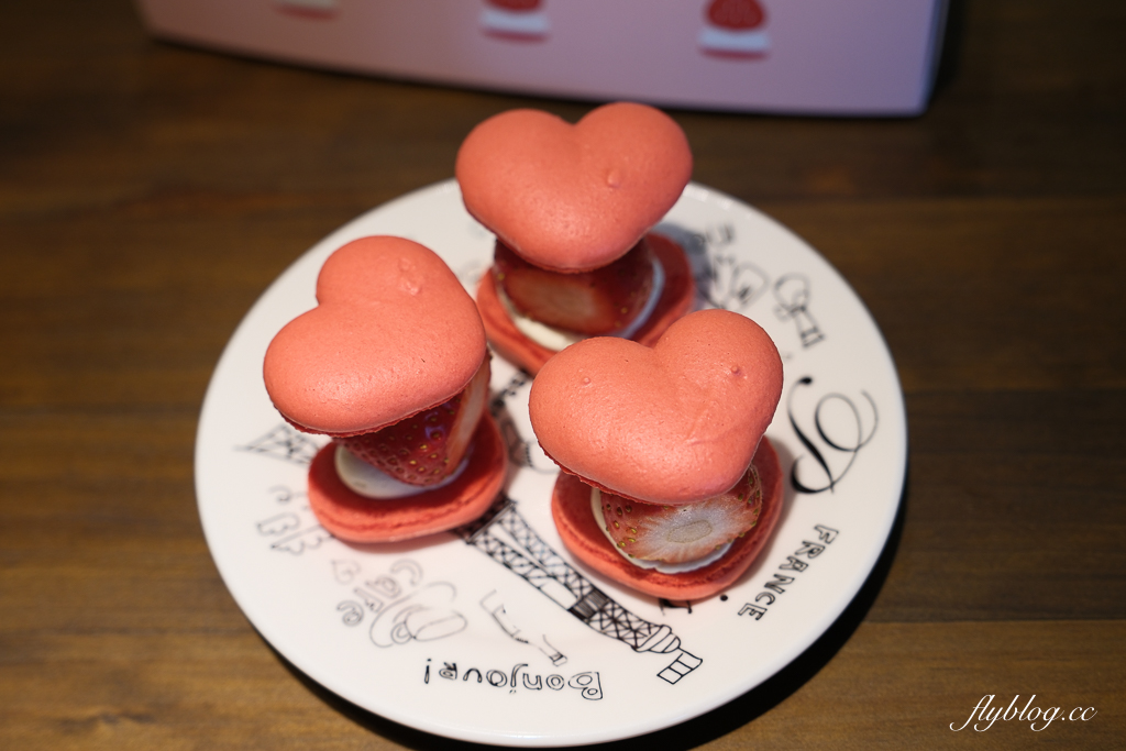 台中西屯｜猫侍 Neko Zamurai．超級隱藏版甜點，季節限定草莓馬卡龍和台中客製化生日蛋糕 @飛天璇的口袋