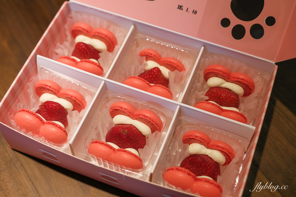 台中西屯｜猫侍 Neko Zamurai．超級隱藏版甜點，季節限定草莓馬卡龍和台中客製化生日蛋糕 @飛天璇的口袋