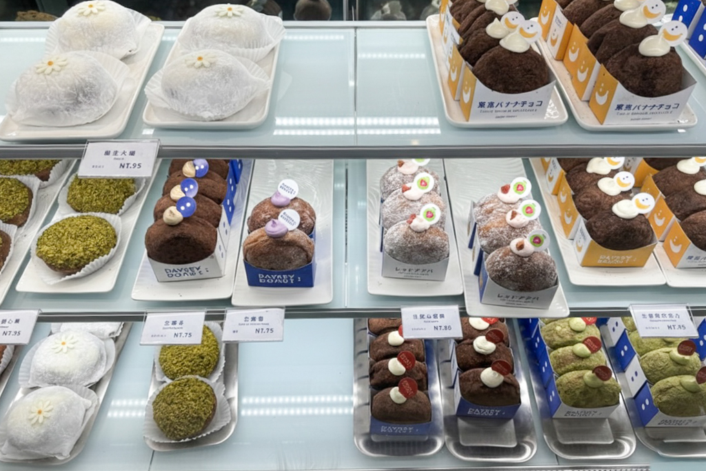 台中高鐵｜DAYKEY DONUT．台中爆紅日式生甜甜圈，台中高鐵門市伴手禮區 @飛天璇的口袋