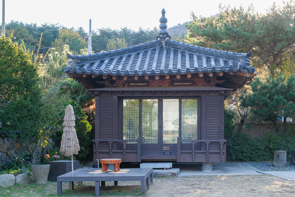 韓國釜山｜Ha:nok．機張韓屋咖啡廳，環境好拍甜點好吃 @飛天璇的口袋