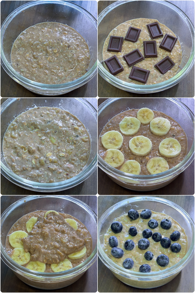 食譜分享｜香蕉燕麥蛋糕．減醣也可以吃的甜點，一片100多卡無負擔 @飛天璇的口袋