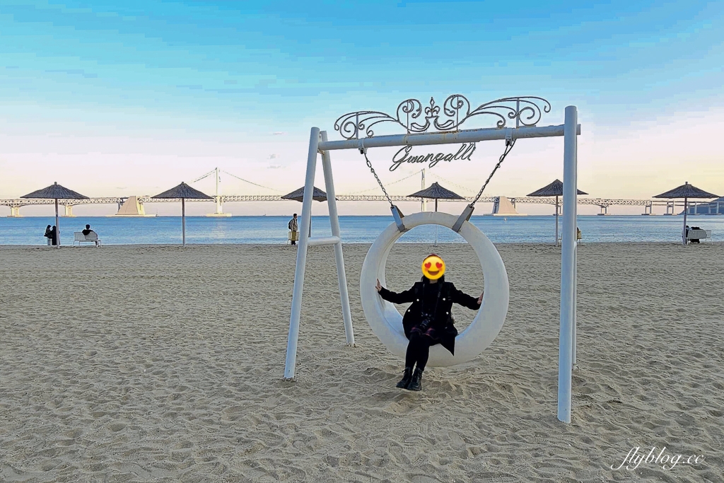 韓國釜山｜廣安里海灘．星期六晚上無人機表演時間，韓國人公認釜山最美的沙灘 @飛天璇的口袋