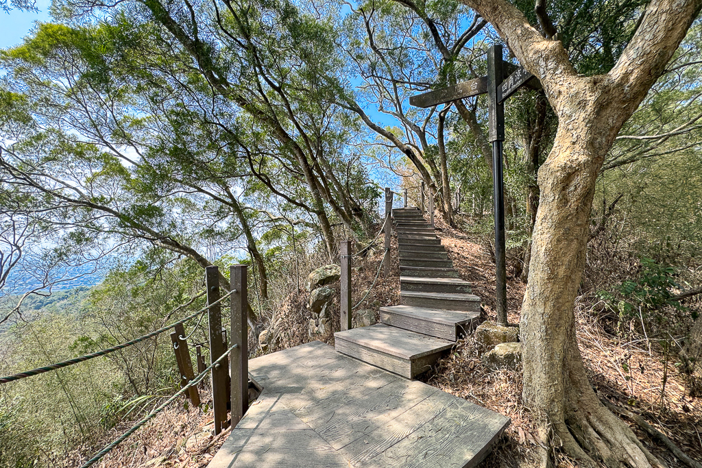 台中潭子｜新田登山步道．挑戰1063階木棧階梯．編號40小百岳聚興山 @飛天璇的口袋