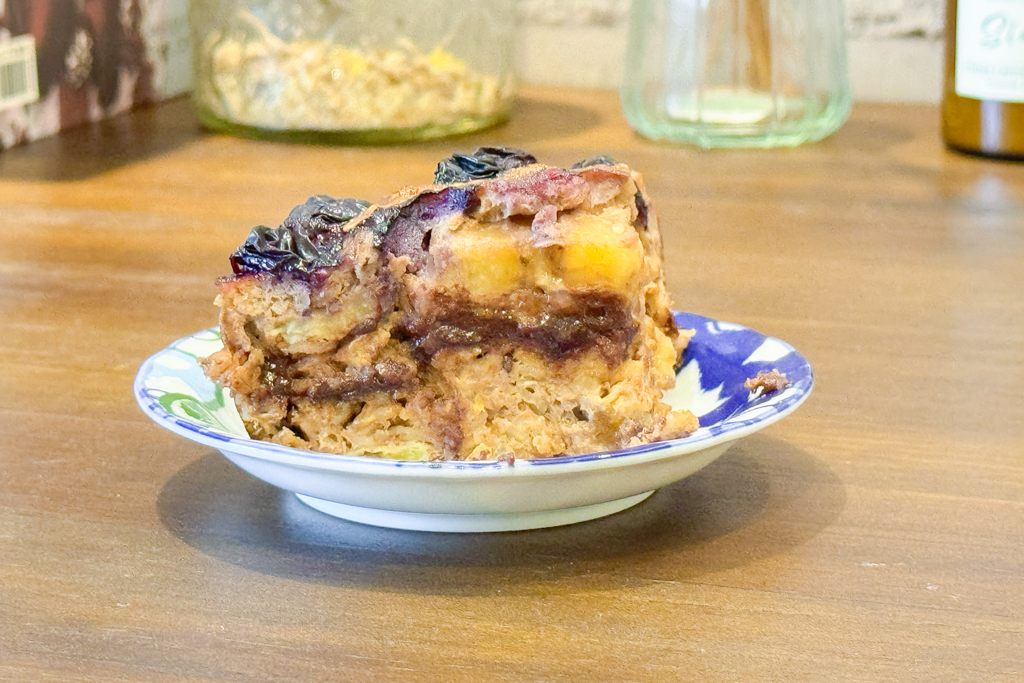 食譜分享｜香蕉燕麥蛋糕．減醣也可以吃的甜點，一片100多卡無負擔 @飛天璇的口袋