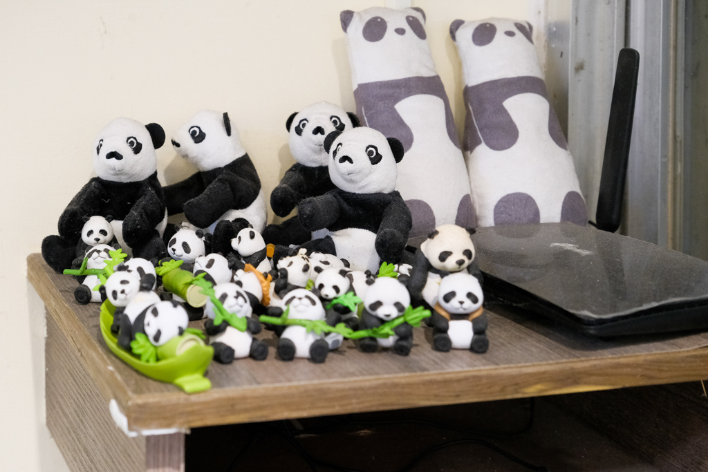 苗栗通霄｜勇心熊貓嫩豆花．拱天宮前面豆花店，有可愛的黑白豆花 @飛天璇的口袋