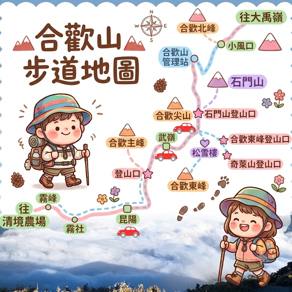 南投仁愛|合歡山石門山步道.一小時登頂!難度百岳體驗,眺望絕美高山雲海 @飛天璇的口袋 南投仁愛|合歡山石門山步道.一小時登頂!難度百岳體驗,眺望絕美高山雲海 @飛天璇的口袋