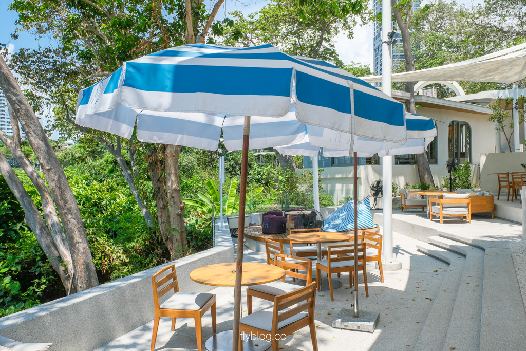 泰國芭達雅｜Kliff Beach Club．小巧精緻海景咖啡廳，享用下午茶與晚餐的絕佳選擇 @飛天璇的口袋